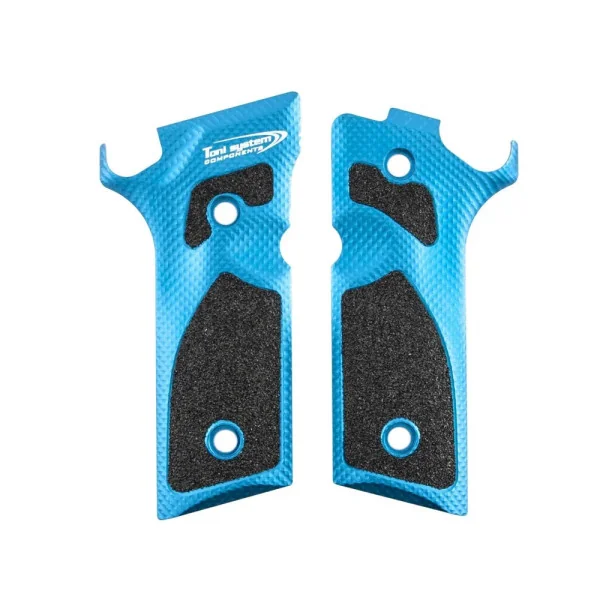TONI SYSTEM Plaquettes Acier GBSTEEL Noir pour Beretta 96/98