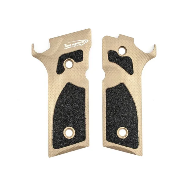TONI SYSTEM Plaquettes Acier GBSTEEL Noir pour Beretta 96/98