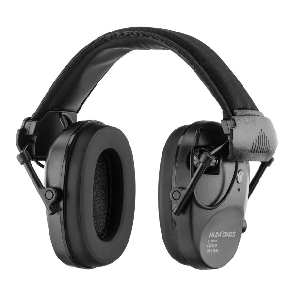 Casque antibruit électronique NUM'AXES CAS1034 Noir  Chez DEVILLE ARMORY. Votre armurerie en ligne.