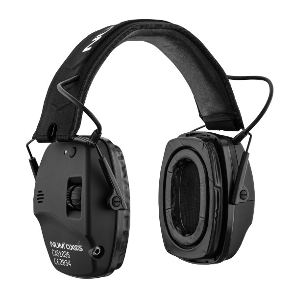Casque antibruit Bluetooth NUM'AXES CAS1036 Noir  Chez DEVILLE ARMORY. Votre armurerie en ligne.