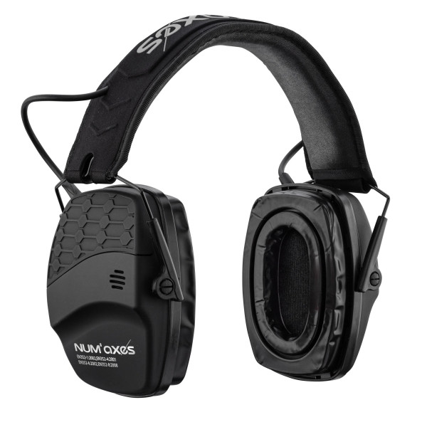 Casque antibruit Bluetooth NUM'AXES CAS1036 Noir  Chez DEVILLE ARMORY. Votre armurerie en ligne.