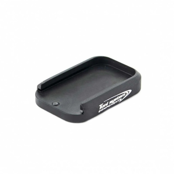 TONI SYSTEM PADCZP01 Talon de chargeur +0,5 tours pour CZ 75 P-01, ARGENT  Chez DEVILLE ARMORY. Votre armurerie en ligne.