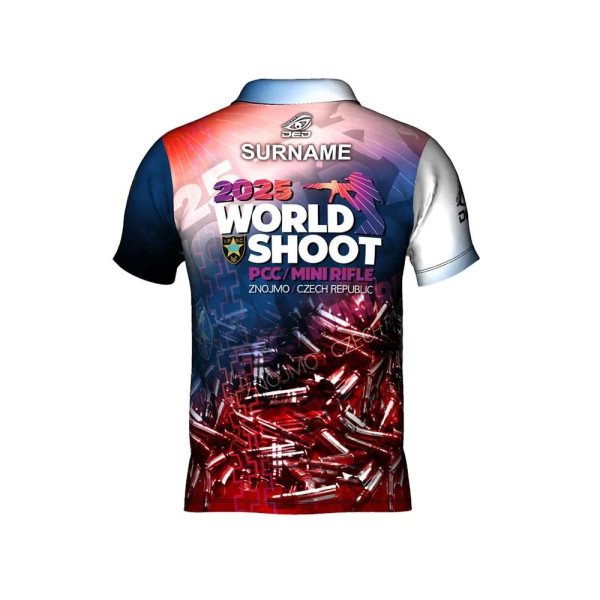 T-shirt décontracté officiel DED PCCMR 2025, taille : 5XL, nom personnalisé : avec nom personnalisé, type de vêtements : régulie