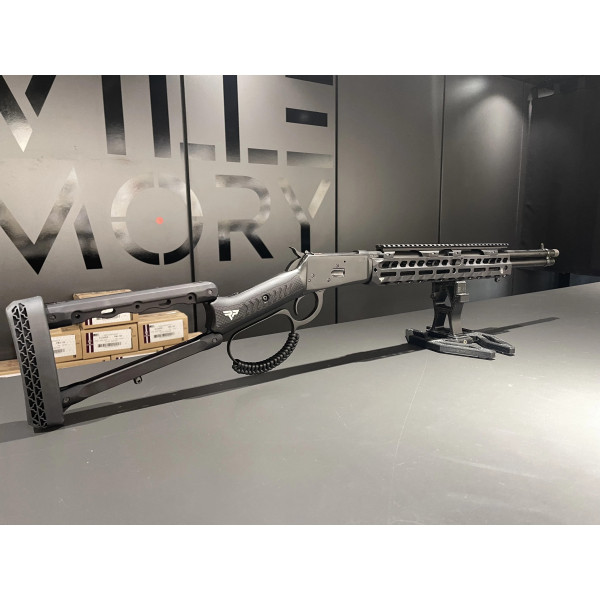 Carabine ROSSI Custom 2 Ranger Point TRIPLE BLACK 44MAG  Chez DEVILLE ARMORY. Votre armurerie en ligne.