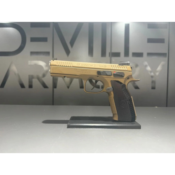 Pistolet CZ Shadow 2 Custom bronze 9x19  Chez DEVILLE ARMORY. Votre armurerie en ligne.