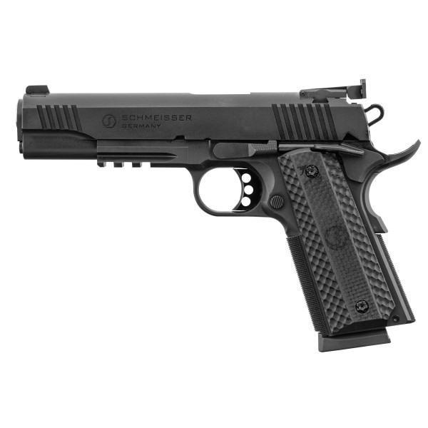 Pistolet Schmeisser HUGO 1911 avec hausse LPA  Chez DEVILLE ARMORY. Votre armurerie en ligne.