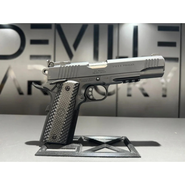 Pistolet Schmeisser HUGO 1911 avec hausse LPA  Chez DEVILLE ARMORY. Votre armurerie en ligne.