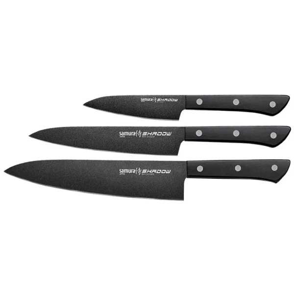 SHADOW Coffret 3 couteaux