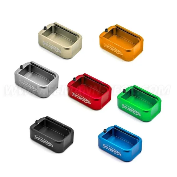 TONI SYSTEM Talon de Chargeur PAD2CAK +2 pour Canik TP9 SFX Bleu
