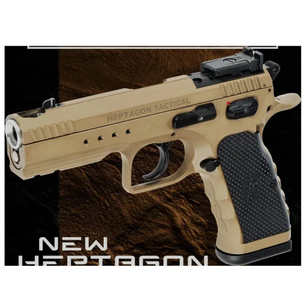 Pistolet Tanfoglio Heptagon FDE 9x19