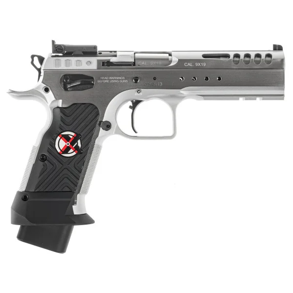 Pistolet TANFOGLIO XTREME LIMITED CUSTOM CHROME OR 9X19