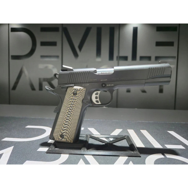 Pistolet TISAS ZIG M 1911 Noir CAL 45 ACP  Chez DEVILLE ARMORY. Votre armurerie en ligne.