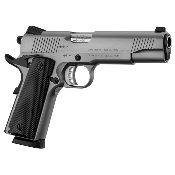 Pistolet TISAS ZIG M 1911 Inox CAL 45 ACP  Chez DEVILLE ARMORY. Votre armurerie en ligne.