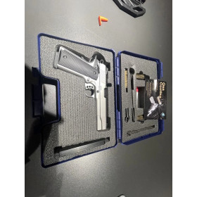 Pistolet TISAS ZIG M1 1911 Inox CAL 9X19 mm  Chez DEVILLE ARMORY. Votre armurerie en ligne.