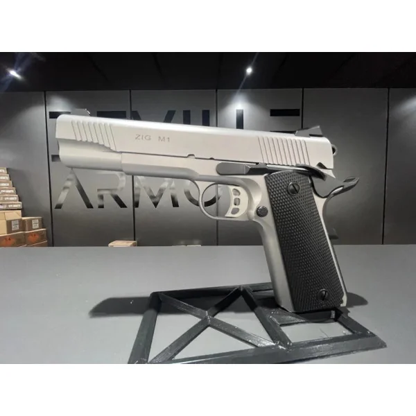Pistolet TISAS ZIG M1 1911 Inox CAL 9X19 mm