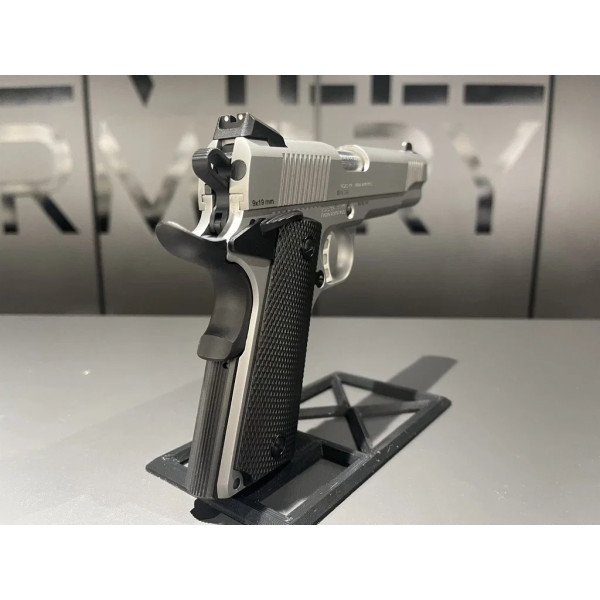 Pistolet TISAS ZIG M1 1911 Inox CAL 9X19 mm  Chez DEVILLE ARMORY. Votre armurerie en ligne.