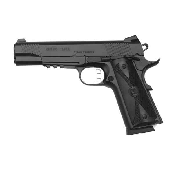Pistolet TISAS ZIG PC 1911 Noir PC 1911 CAL 45 ACP  Chez DEVILLE ARMORY. Votre armurerie en ligne.