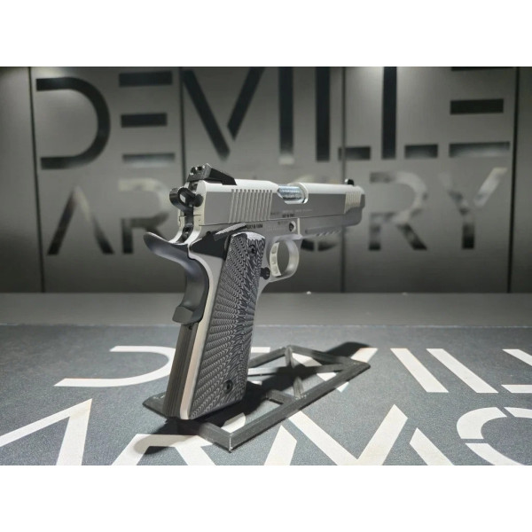 Pistolet TISAS ZIG PC 1911 Inox CAL 9X19 mm  Chez DEVILLE ARMORY. Votre armurerie en ligne.