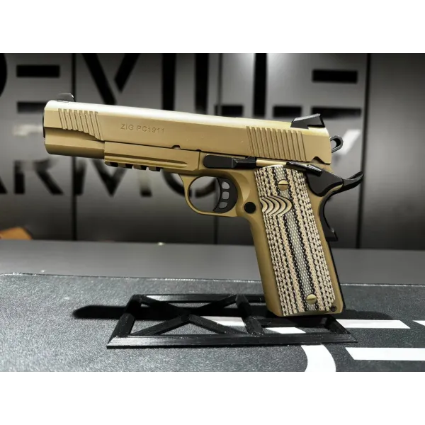 Pistolet 1911 Tisas Zig PC FDE 5" 45Acp