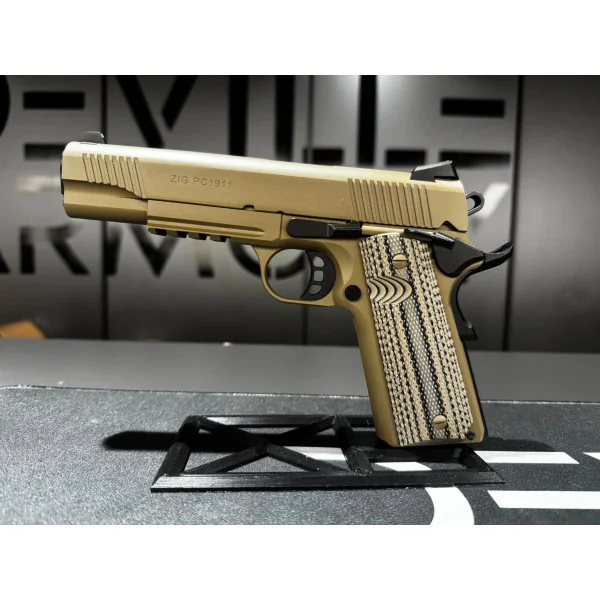 Pistolet 1911 Tisas Zig PC FDE 5" 45Acp
