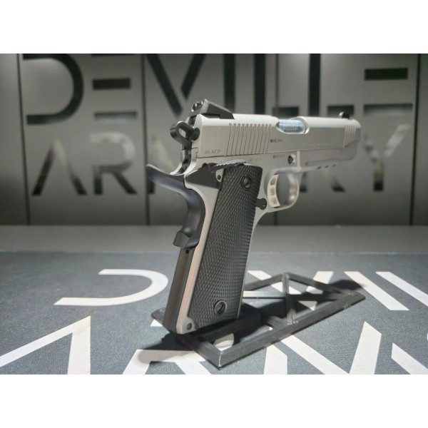 Pistolet TISAS ZIG PCS 1911 Inox CAL 45 ACP  Chez DEVILLE ARMORY. Votre armurerie en ligne.