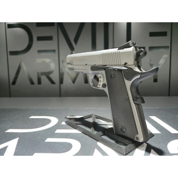 Pistolet TISAS ZIG PCS 1911 Inox CAL 45 ACP  Chez DEVILLE ARMORY. Votre armurerie en ligne.