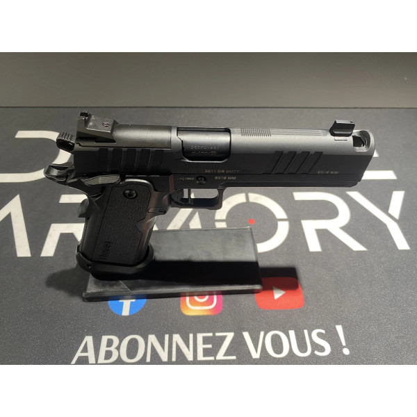 Pistolet Tisas 2011 Duty Bull Barrel COMP 9x19  Chez DEVILLE ARMORY. Votre armurerie en ligne.
