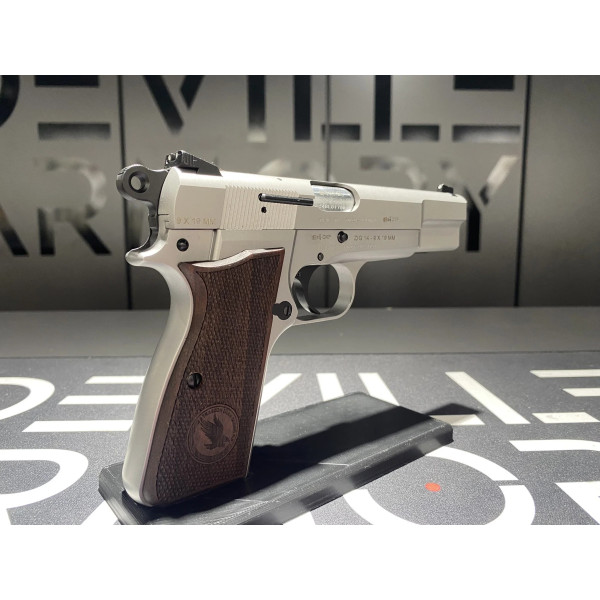 Pistolet TISAS ZIG 14 cal 9X19 mm Stainless  Chez DEVILLE ARMORY. Votre armurerie en ligne.