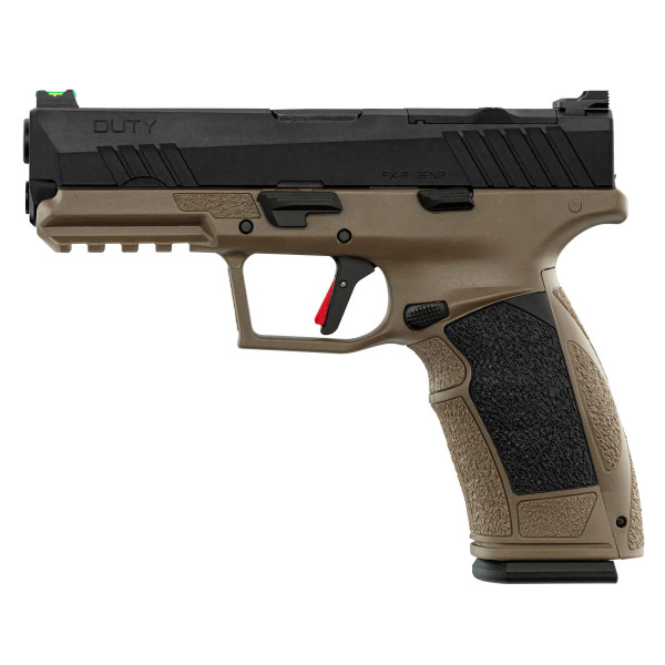 Pistolet TISAS PX-9 DUTY GEN 3 calibre 9x19 mm bicolore  Chez DEVILLE ARMORY. Votre armurerie en ligne.