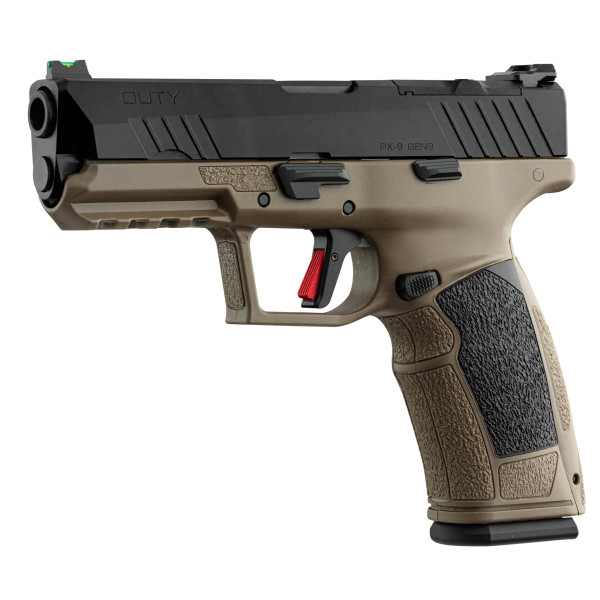 Pistolet TISAS PX-9 DUTY GEN 3 calibre 9x19 mm bicolore  Chez DEVILLE ARMORY. Votre armurerie en ligne.