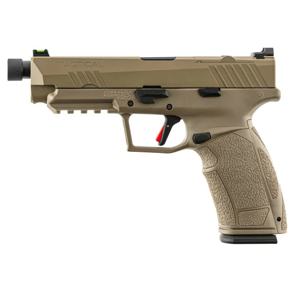 Pistolet TISAS PX-9 TACTICAL calibre 9x19 mm FDE Fileté