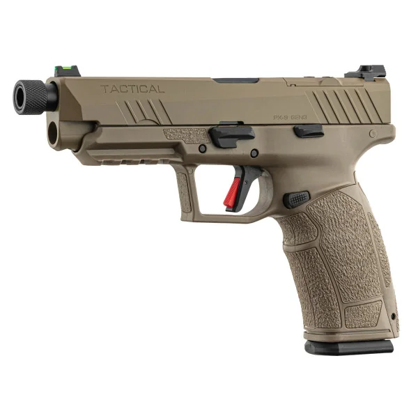 Pistolet TISAS PX-9 TACTICAL calibre 9x19 mm FDE Fileté