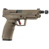 Pistolet TISAS PX-9 TACTICAL calibre 9x19 mm FDE Fileté