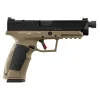 Pistolet TISAS PX-9 TACTICAL calibre 9x19 mm bicolore Fileté