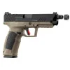Pistolet TISAS PX-9 TACTICAL calibre 9x19 mm bicolore Fileté