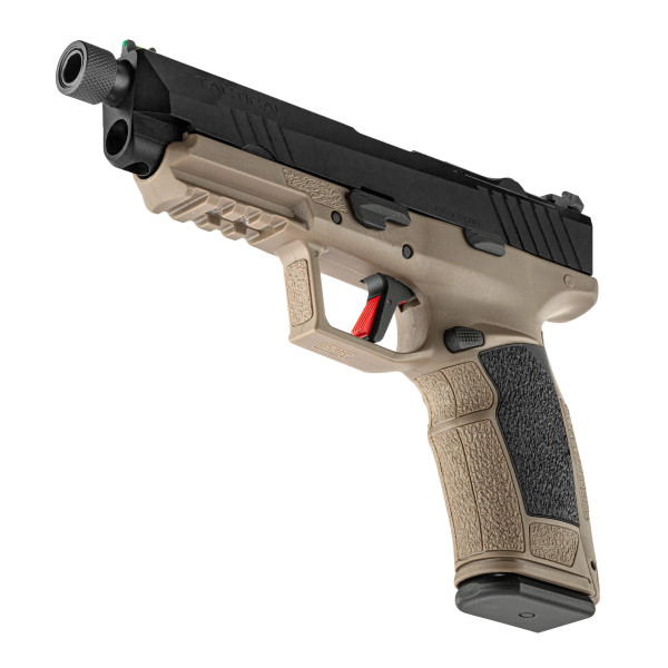 Pistolet TISAS PX-9 TACTICAL calibre 9x19 mm bicolore Fileté  Chez DEVILLE ARMORY. Votre armurerie en ligne.