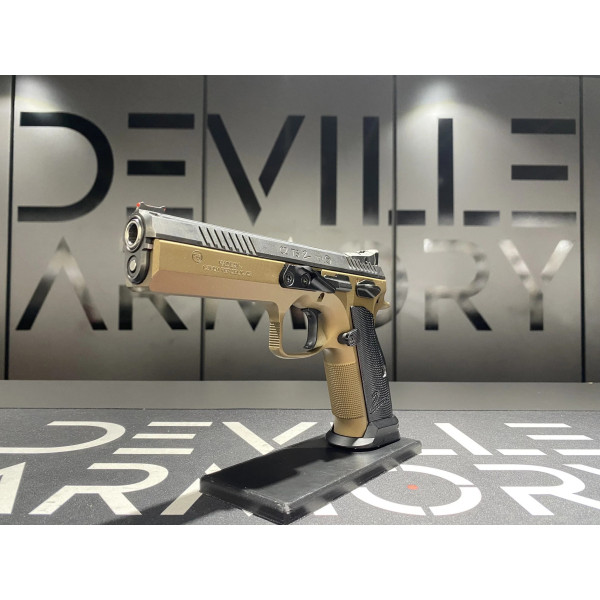 Occasion pistolet CZ 75 TS Deep bronze 9x19  Chez DEVILLE ARMORY. Votre armurerie en ligne.