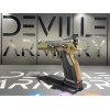 Occasion pistolet CZ 75 TS Deep bronze 9x19  Chez DEVILLE ARMORY. Votre armurerie en ligne.
