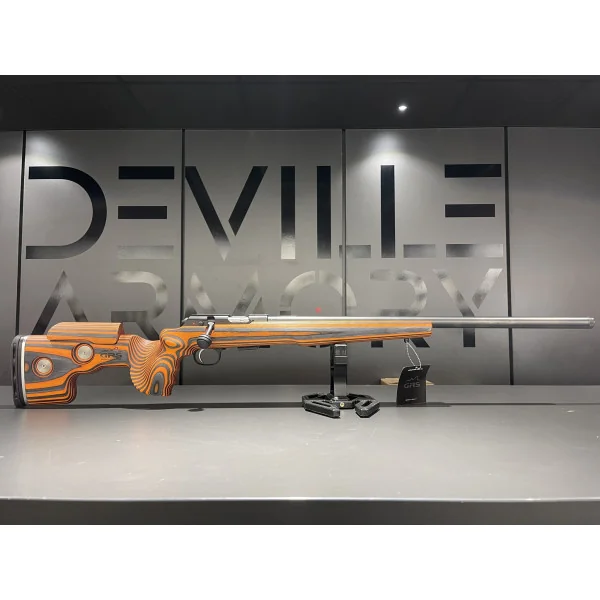 Pack Action CZ 457 Range 24" match 22Lr + Chassis GRS Orange Noir