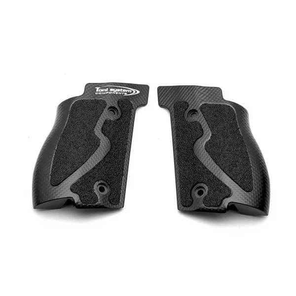 TONI SYSTEM Plaquettes X3D Aluminium Rouge pour Walther Q5 Match SF