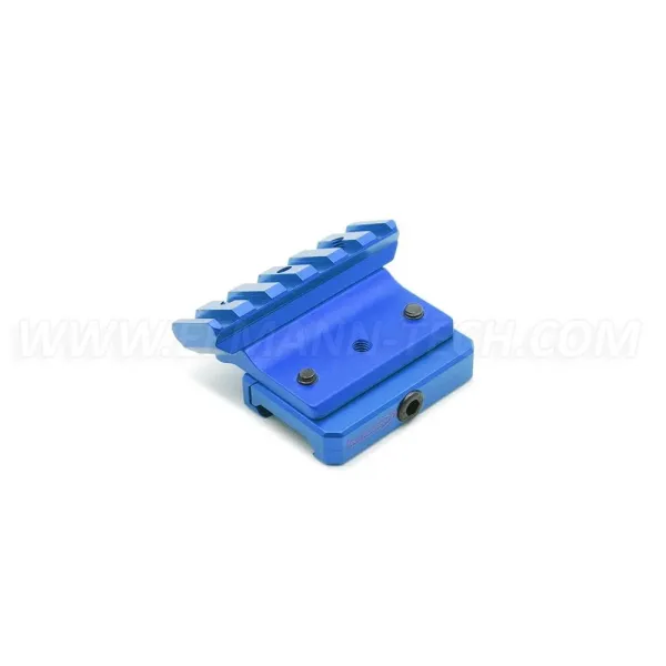 TONI SYSTEM Montage Lunette SM30 30° pour AR15 - Bleu