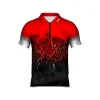 DED 9x19 Luger Red T-Shirt, size: L, Custom Name: No Name, Clothes type: Regular (Men)