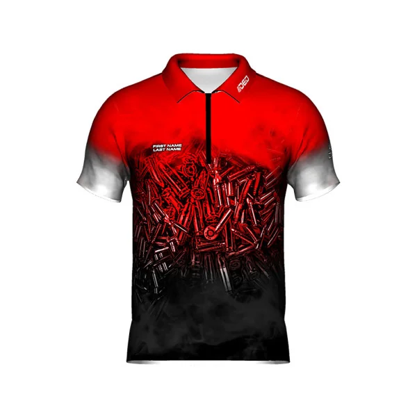 DED 9x19 Luger Red T-Shirt, size: L, Custom Name: No Name, Clothes type: Regular (Men) - photo 3
