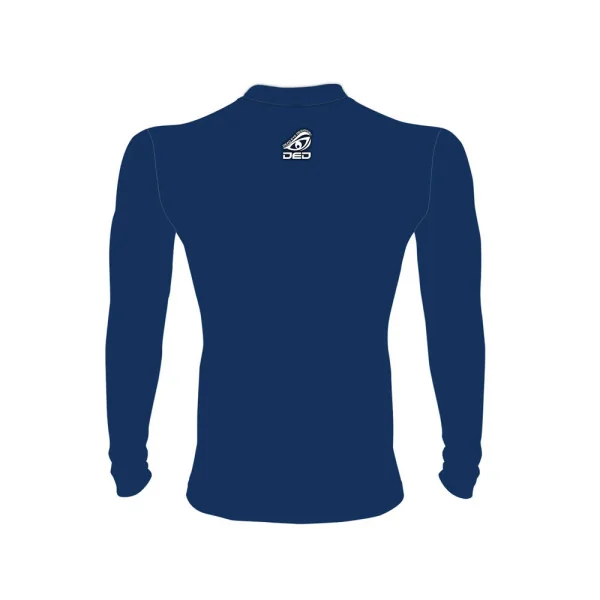 DED Competition Long Sleeve Compression T-Shirt - Solid Blue, size: L, Custom Name: No Name, Clothes type: Regular (Men) - photo