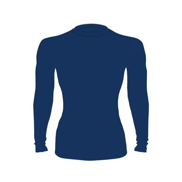 DED Competition Long Sleeve Compression T-Shirt - Solid Blue, size: L, Custom Name: No Name, Clothes type: Regular (Men) - photo
