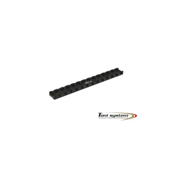 Toni System Rail Picatinny Court 6 Trous Argent