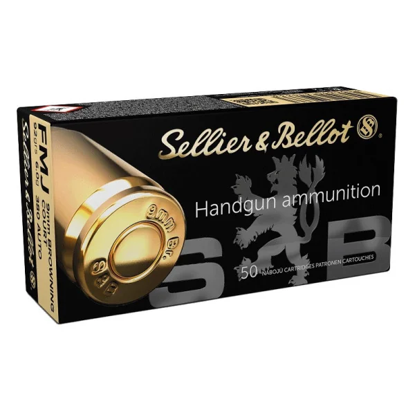 Cartouches S&B 9BR COURT/ 380 AUTO FMJ 6g*+