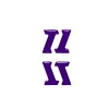 TARGET ONE Magazine Pouch Deco Patch - 4pcs./pack, Color: Purple