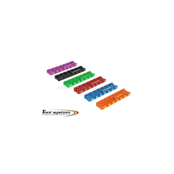 Rail Picatinny ultra court TONI SYSTEM 74mm Orange