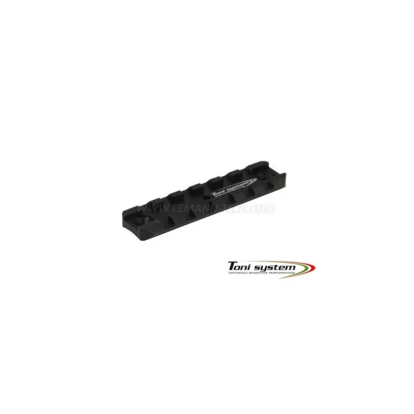 Rail Picatinny ultra court TONI SYSTEM 74mm Orange